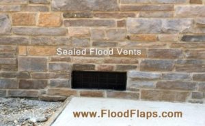 Sealed Flood Vents Installed in Brick